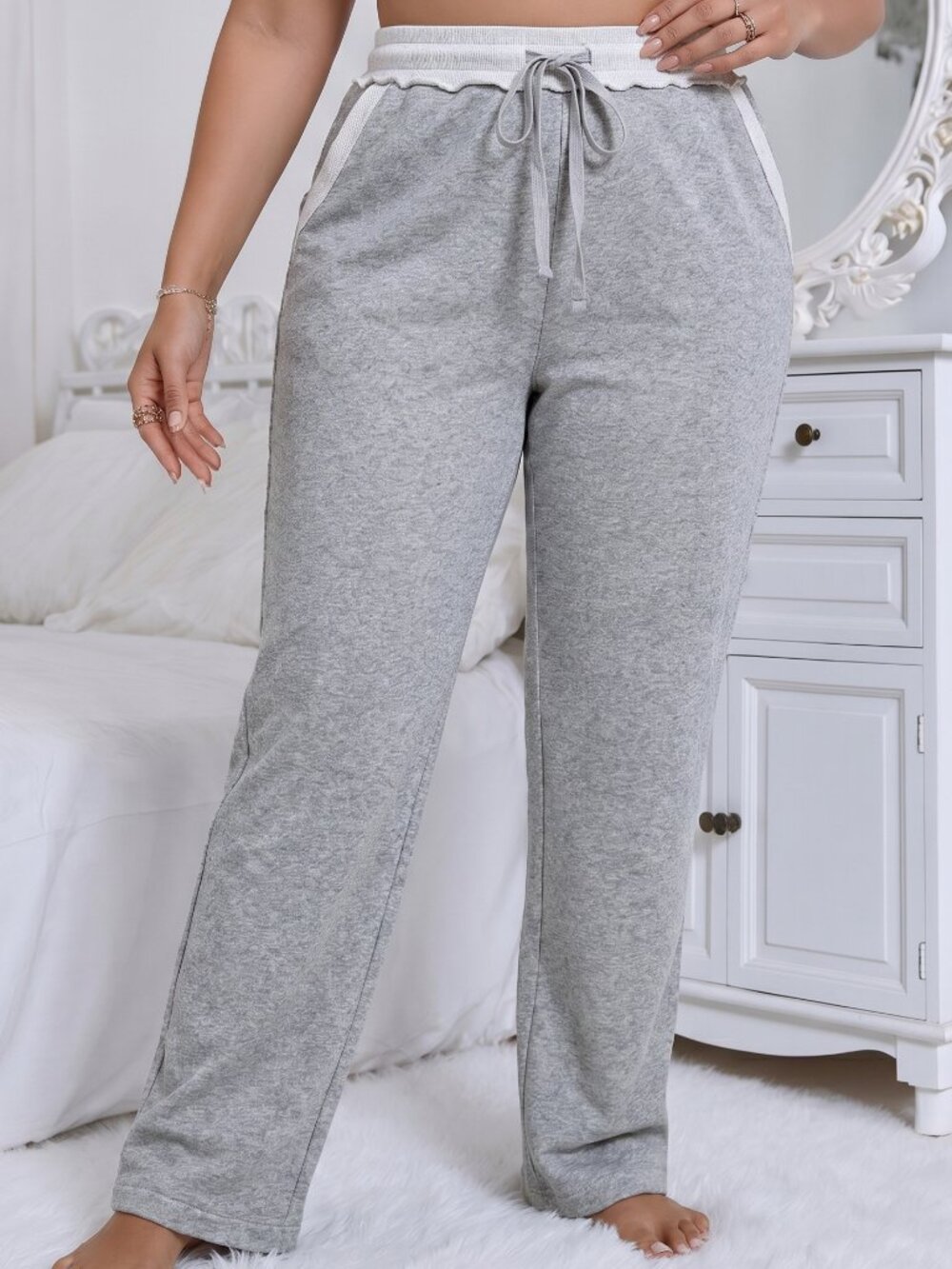 Escape by Habitat Reverse Trim Gray Pants